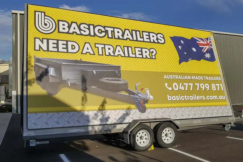 Adelaide Trailers For Sales: ADVERTISING-7FT-TRAILER-8X5